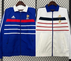 Retro version 1998 France  Blue&White Trench Coats -0255