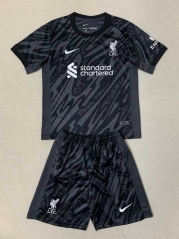 2024-25 Liverpool Goalkeeper Black Thailand Soccer Uniform-AY