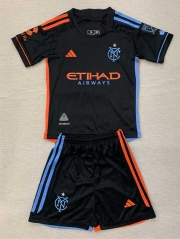 2024-25 New York City Away Black  Soccer Uniform-AY