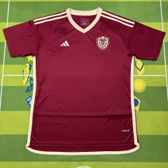 2024-25 Venezuela Home Red Thailand Soccer Jersey AAA