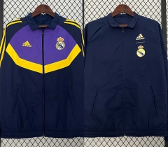 2024-2025 Real Madrid  Purple Thailand Trench Coat -0255