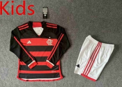 2024-2025 Flamengo Home Red&Black Kids/Youth Soccer Uniform-6748