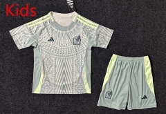 2024-25 Mexico Away Green kids Soccer Uniform-GB