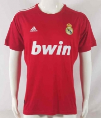 Retro Version 2011-2012 Real Madrid 2nd Away Red Thailand Soccer Jersey AAA-503