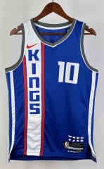 2024 City Edition Sacramento Kings Blue #10 NBA Jersey-311