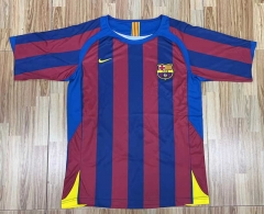Retro Version 05-06 Barcelona Home Red&Blue Thailand Soccer Jersey AAA-c1046