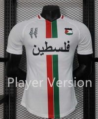 Player Version 2024-2025 Palestino White Thailand Soccer Jersey AAA-888