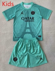 2024-2025 Paris SG Jordan Concept Version Blue&Green Soccer Uniform-AY