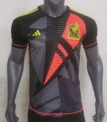 2024-2025 Mexico Goalkeeper Black Thailand Soccer Jersey AAA-416