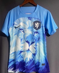 24-25 Netherlands Blue Thailand Soccer Jersey AAA-9171