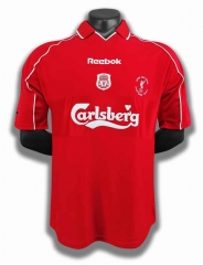 Retro Version 2000-2001 Liverpool Home Red Thailand Soccer Jersey AAA-C1046