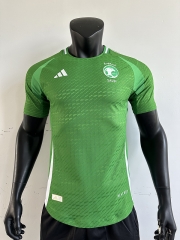 Player version 2024-25 Saudi Arabia Home Green Thailand Soccer Jersey AAA-SJ