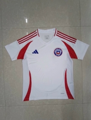 2024-25 Chile Away White Thailand Soccer Jersey