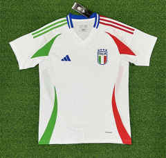 (s-4xl)2024-2025 Italy Away White Thailand Soccer Jersey AAA-403