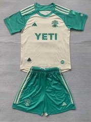 2024-2025 Austin FC Away Yellow&Green Soccer Uniform-AY