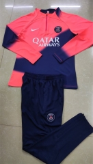 2024-2025 Paris SG Red&Blue Thailand Soccer Tracksuit -411