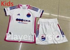 Player version 2024-25 Algeria White  Kids/Youth Soccer Uniform-9926