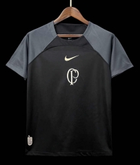 2024-2025 Corinthians Black Thailand Soccer Training Jersey