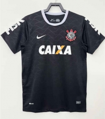 Retro Version 2008 Corinthians Away Black Thailand Soccer Jersey AAA-510