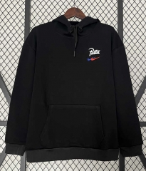 2024-25 Barcelona Black Thailand Tracksuit Top With Hat-0255