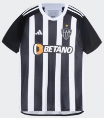 S-4XL) 2024-25 Atlético Mineiro Home Black&White Thailand Soccer Jersey AAA-9663