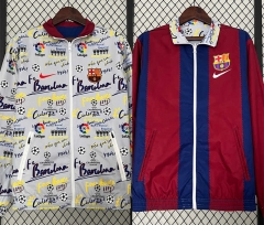 2024-2025 Barcelona Blue&Red Trench Coats -0255