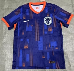 24-25 Netherlands Away Royal Blue Thailand Soccer Jersey AAA-818