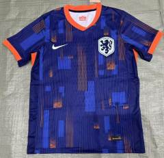 24-25 Netherlands Away Royal Blue Thailand Soccer Jersey AAA-818