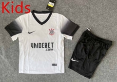 24-25 Corinthians Home White Kids/Youth Soccer Unifrom-6748