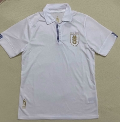 24-25  Uruguay Away White Thailand Soccer Jersey AAA