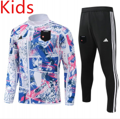 2024-25 Japan White Thailand Soccer kids Tracksuit Uniform-GDP