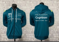 2024 Aston Martin Green Formula One Racing Jacket