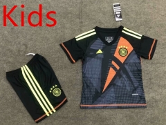2024-2025 Germany Goalkeeper Black Kids/Youth Soccer Uniform-6748