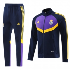 2024-2025 Real Madrid Royal Blue Thailand Soccer Jacket Uniform-LH