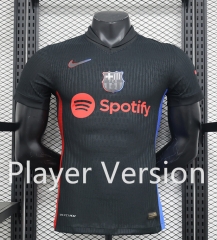 La Liga Champions Player Version 2024-2025 Barcelona Away Black Thailand Soccer Jersey AAA-888