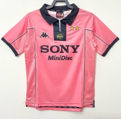 Retro Version 97-98 Juventus Away Pink Thailand Soccer Jersey AAA-503