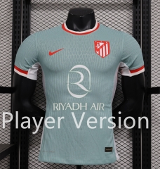 Player Version 24-25 Atletico Madrid  Away Blue&Grey Thailand Soccer Jersey AAA-888