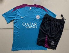2024-2025 Paris SG Blue Zebra-Stripe Thailand Soccer Tracksuit( Fifth Pants) -815