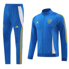 24-25 BOCA Juniors Cai Blue Soccer Jacket Uniform With Hat-LH