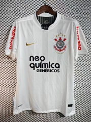 Retro Version 2010 Corinthians Home White  Thailand Soccer Jersey AAA-2669