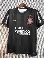 Retro Version 2010 Corinthians Away Black Thailand Soccer Jersey AAA-2669