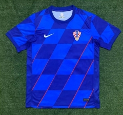 2024-2025 Croatia Away Blue Thailand Soccer Jersey AAA-416