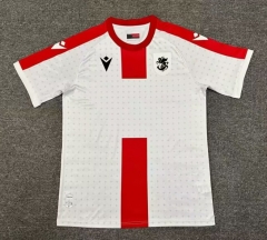 2024-2025 Georgia White Thailand Soccer Jersey AAA-512