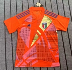 2024-2025 Italy Goalkeeper Red Thailand Soccer Jersey AAA-422