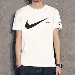 Nike White  Cotton T-shirt-CS