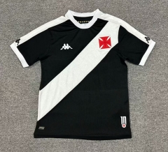 (S-4XL）2024-2025 CR Vasco da Gama Home Black Thailand Soccer Jersey AAA-512