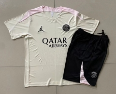 2024-2025 Paris SG apricot  Zebra-Stripe Thailand Soccer Tracksuit( Fifth Pants) -815