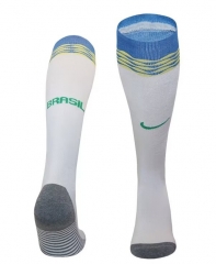 2024-2025 Brazil Home White Kids/Youth Soccer Socks