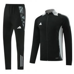 2024-2025 Adida s Black Thailand Soccer Jacket Uniform-LH