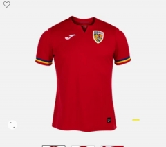 2024-25 Romania Home Red Thailand Soccer Jersey AAA
